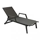 Vrtna ležaljka BARINAS – antracit