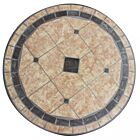 OKRUGLI CRNI STOL Ø 90