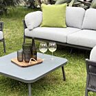 Vrtni lounge set BELÉM 3P s jastucima – antracit 