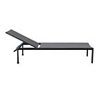 Vrtna ležaljka BELFAST – naslagiva antracit