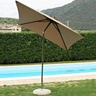 DEŽNIK NICE TAUPE P/C 2 X 3