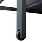 Vrtna ležaljka BELFAST – naslagiva antracit