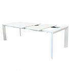 Raztegljiva vrtna miza BROOKLYN 200/250×100 – bela – Mobalia