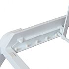 Vrtna ležaljka BELFAST – naslagiva svijetlo siva