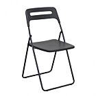 Zložljiv stol SEDIA ELISABETH – temno siv