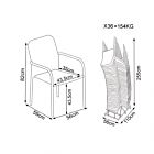 VRTNA STOLICA AZORE WI-806778-LGRE