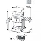ROŠTILJ NA DRVENI UGLJEN AUSTIN