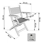 SKLOPIVA FOTELJA MIRAGE