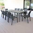 Vrtna raztegljiva jedilna miza BROOKLYN 150/200/100 – antracit