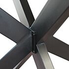 Jedilna miza FLOYD – bela, črna struktura | Mobalia