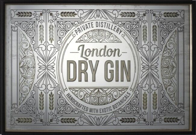 CC LIBRARY ZLATNO OGLEDALO 100X70