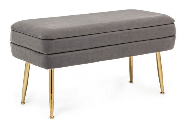 Klupa s posudom za odlaganje PAVLINA tamnosiva