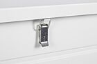 Vrtna kutija ATLANTIC bijela – aluminij 141x72x74 cm