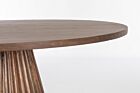 Okrugli blagovaonski stol od drveta manga ORISSA D120 smeđi