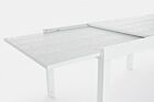 Raztegljiva miza CLIV – bela (aluminij), 135/270×90