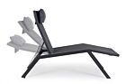 Vrtna ležaljka KRION antracit JX55