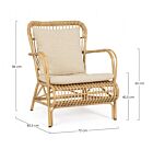 Vrtna fotelja FLORISEL sa jastucima