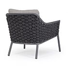 Vrtna fotelja EVERLY antracit QS22 s jastucima