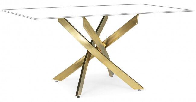 BAZA ZA STOL GEORGE GOLD 160X90