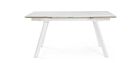 Produživi vrtni stol JARKKO 160–240x90 bijeli