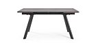 Produživi vrtni stol JARKKO 160–240x90 crni