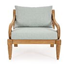 Drvena fotelja KARUBA AQUA - FSC sa jastucima