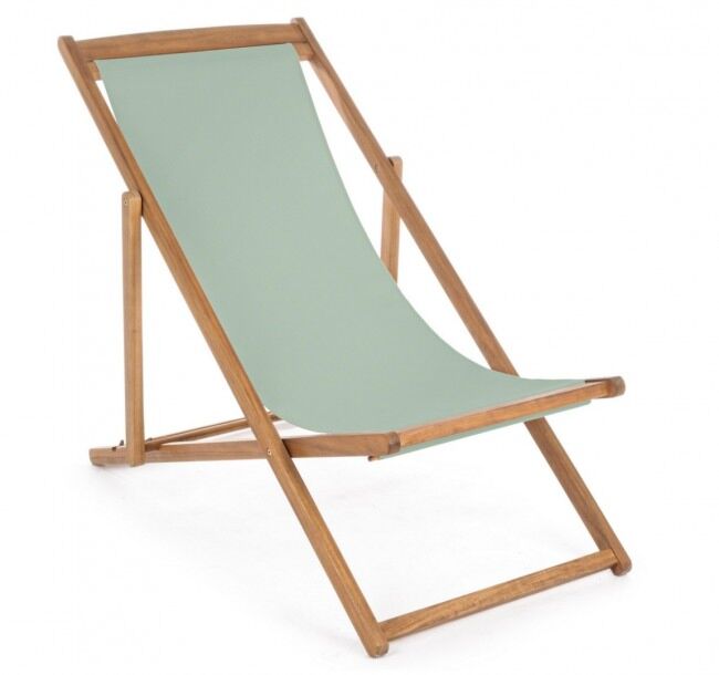 Drvena sklopiva ležaljka RELAX NOEMI zelena kadulja
