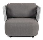 CC FOTELJA PALMER BIJELA/SIVA