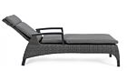 Vrtni ležalnik BRITTON antracit JX55 z blazino