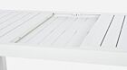 Raztegljiva vrtna miza HILDE 160-240X90 bela LD30