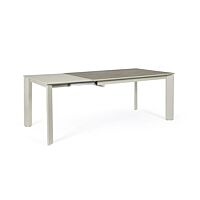 Raztegljiva miza BRIVA siva-taupe 140-200X90