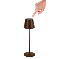 BIZZOTTO Led namizna svetilka ETNA rjava H38