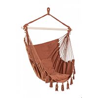 Viseća stolica JUAN terracotta 100x130 cm – s jastukom