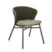 Vrtna stolica HARLOW maslinaste boje QS24