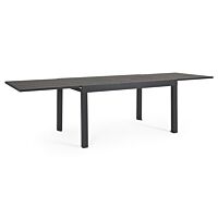 Raztegljiva miza CLIV – antracit (aluminij), 135/270×90