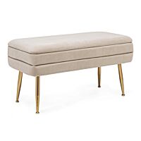 Klupa s posudom za odlaganje PAVLINA bež