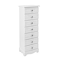 BIZZOTTO komoda s 7 predali BLANC