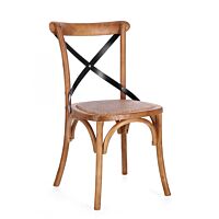 Drvena stolica CROSS METAL NUT