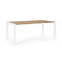 Vrtna miza CAMERON 180X90 bela GK50