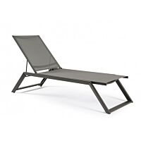 Ležaljka KAYLAN s kotačima u antracit boji CX23