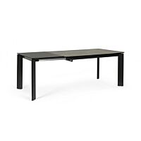 Raztegljiva miza BRIVA sivo-črna 140-200X90