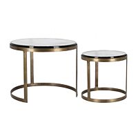 SET2 klubske mizice ZAYLA v bronasti barvi YX54