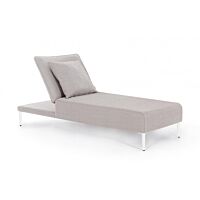 Jednostruka ležaljka VIPER bijela QS20/SAND