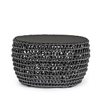 Vrtni stolić CUYEN 64X64 antracit boje