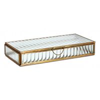 TEHRI GOLD PROZIRNA KUTIJA ZA NAKIT 25X12.5