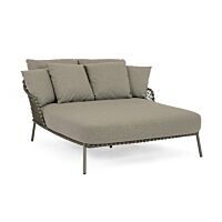 Ležaljka – Daybed 2P IVISSA zelena s jastucima