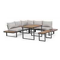 Kutna vrtna garnitura SVEN u antracit boji SJ61