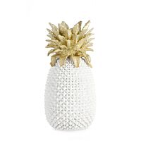 BIZZOTTO DEKORACIJA ANANAS BELA SURABAYA H49.5