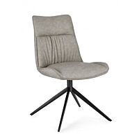 BIZZOTTO Stol JORDAN PU taupe