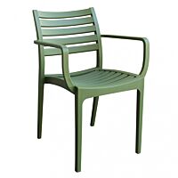 Vrtni stolac EVELINE tamno zelen – HF807214-VRDS